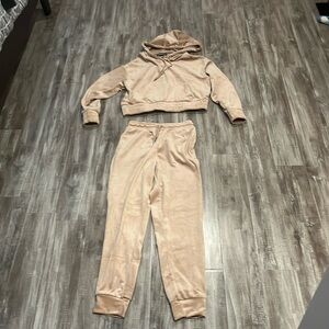 Charlotte Russe Velvet Soft Set Hoodie and Pants